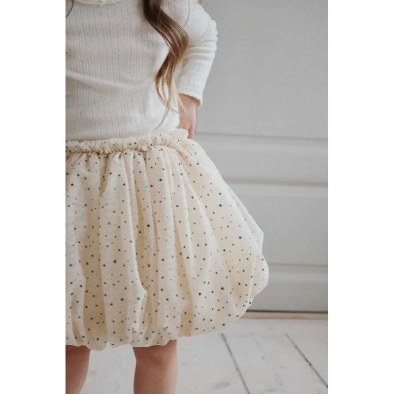 Konges Sløjd Minnie Blusa - GOTS - Bianco Antico Resistente agli UV | Impermeabile