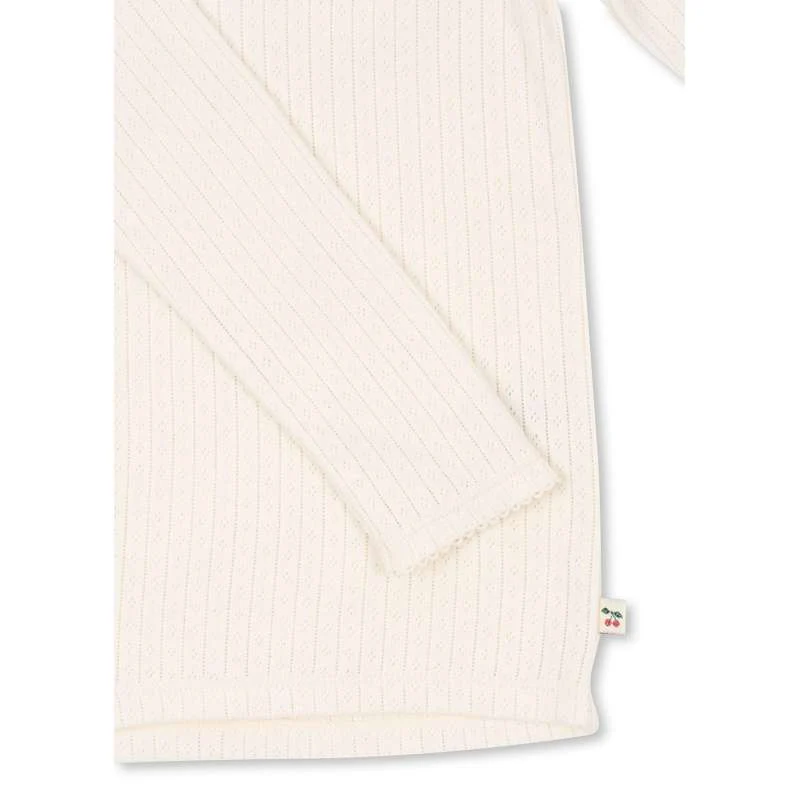 Konges Sløjd Minnie Blusa - GOTS - Bianco Antico Resistente agli UV | Impermeabile