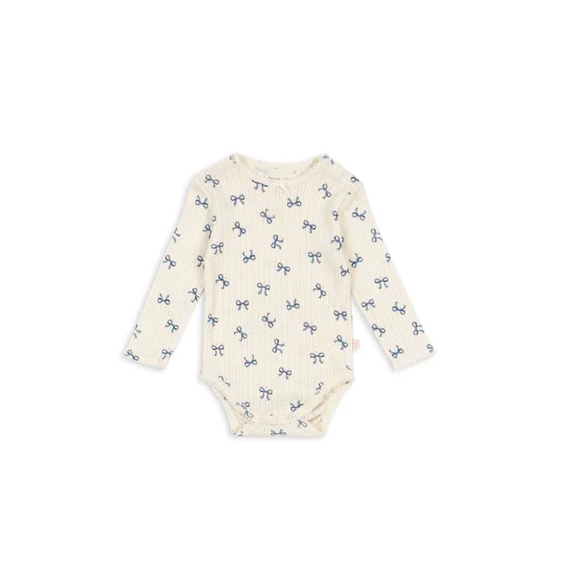 Konges Sløjd Minnie Body - GOTS - Fiocco/Blu Resistente agli UV | Impermeabile
