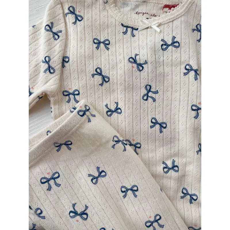 Konges Sløjd Minnie Body - GOTS - Fiocco/Blu Resistente agli UV | Impermeabile
