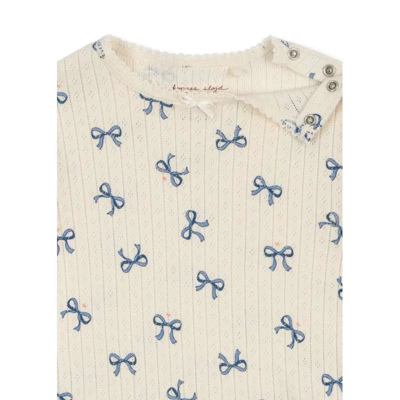 Konges Sløjd Minnie Body - GOTS - Fiocco/Blu Resistente agli UV | Impermeabile