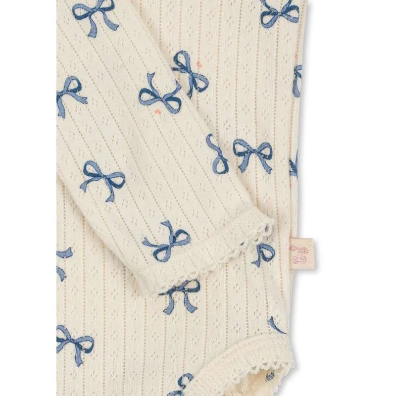 Konges Sløjd Minnie Body - GOTS - Fiocco/Blu Resistente agli UV | Impermeabile