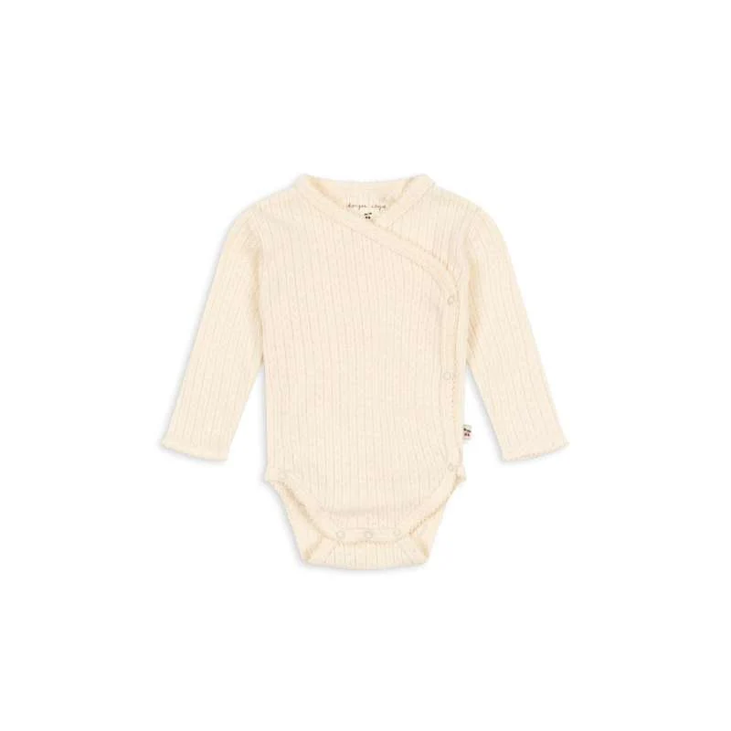 Konges Sløjd Minnie Body - Neonato - GOTS - Panna Set da 10 Pezzi con Utensile