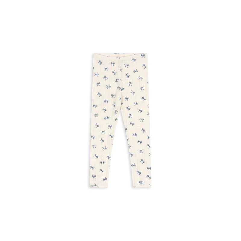 Konges Sløjd Minnie Pantaloni - GOTS - Bow/Blu Carico di Rottura 50kg