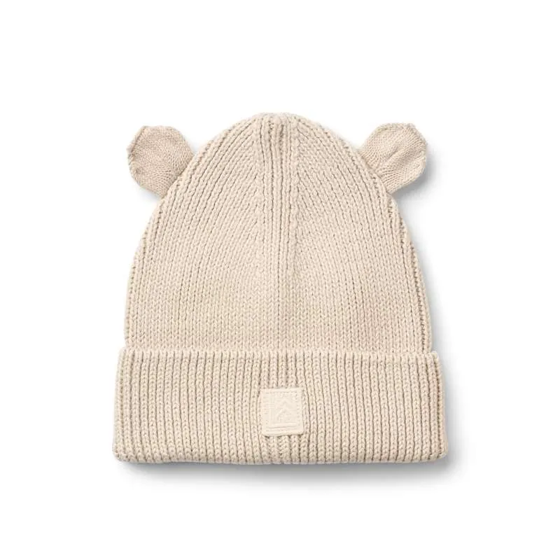 Liewood Gina Beanie - Sandy con Anello di Rinforzo