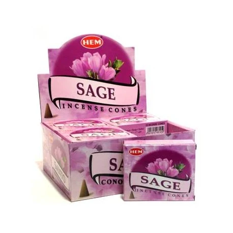 Ad Alta Resistenza HEM - Sage Incense Cones (10 Cones)