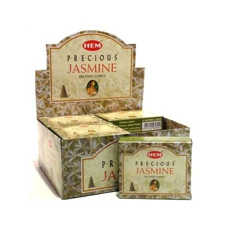 Certificato CE HEM - Precious Jasmine Incense Cones (10 Cones)