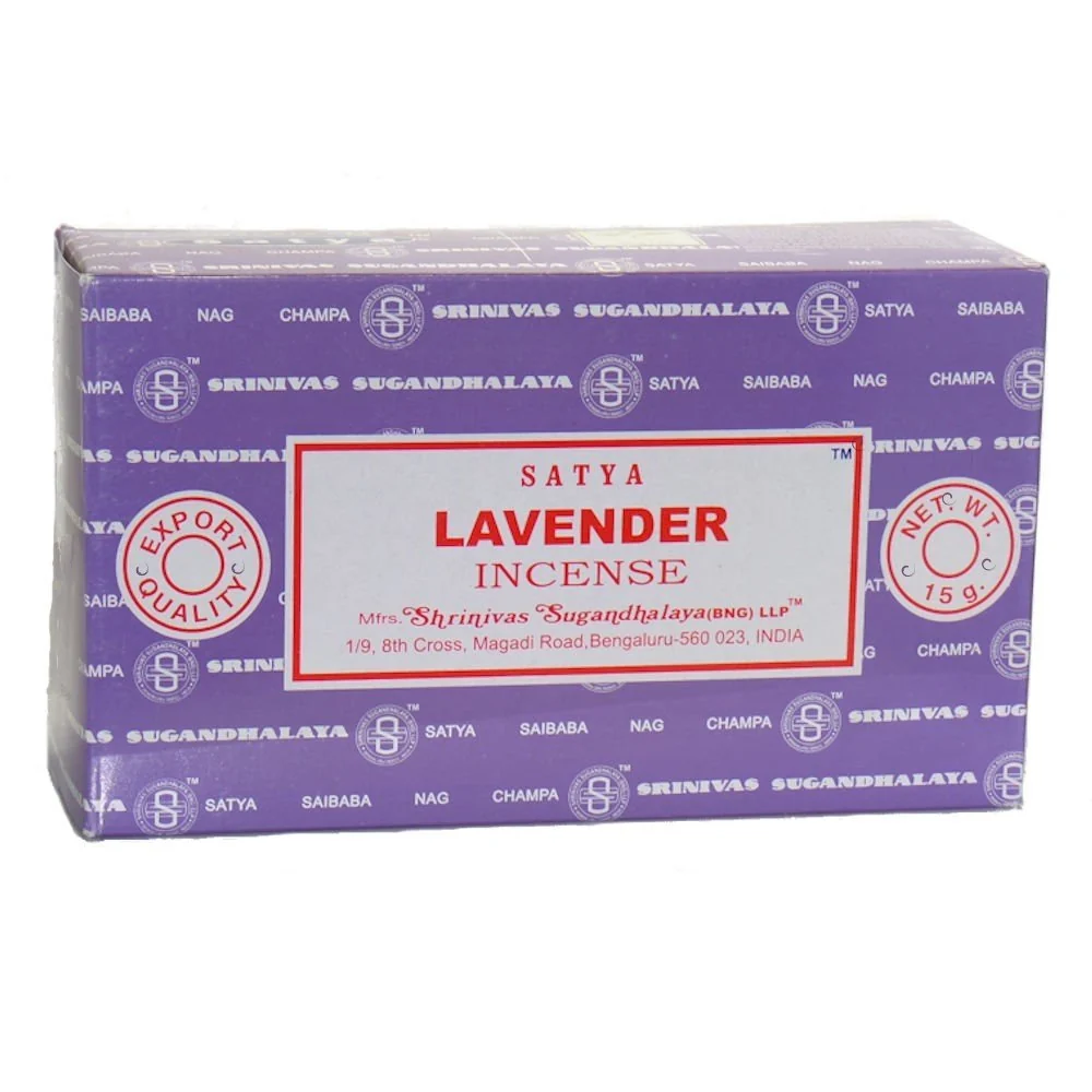 Certificato CE Satya Nag Champa - Lavender Incense Sticks 15g