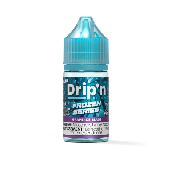 Envi Drip'n Frozen E-Liquid - Grape Ice Blast con Certificazione CE