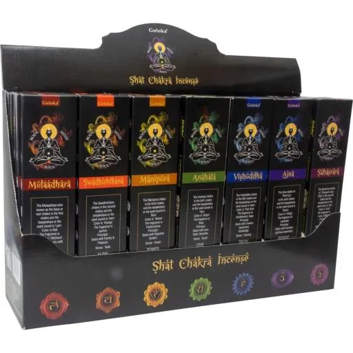Gancio per Catene Goloka Chakra - Muladhara (Root) Incense Sticks 15g