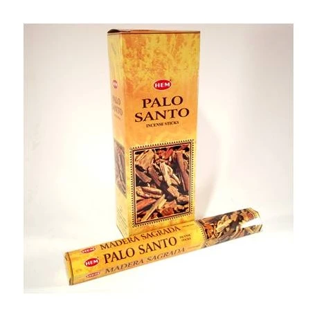 Gancio per Catene HEM Palo Santo 9″ Incense Sticks – Hex Box (20g)