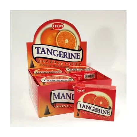 Gancio Regolabile Altezza HEM - Tangerine Incense Cones (10 Cones)
