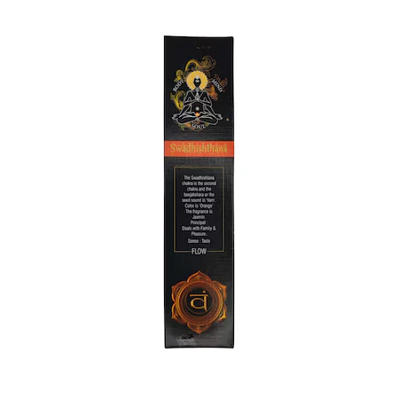 Gancio di Sicurezza Goloka Chakra - Svadhisthana (Flow) Incense Sticks 15g