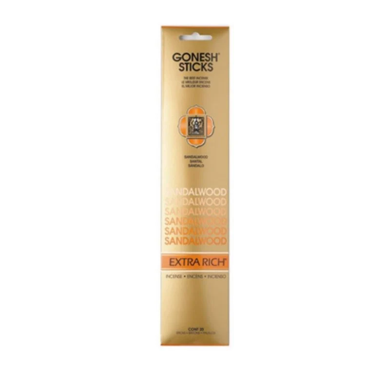 Gonesh Incense Sticks - più Rich Sandalwood