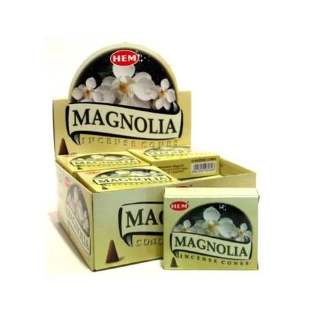 HEM - Magnolia Incense Cones (10 Cones) per Attrezzature da Cantiere