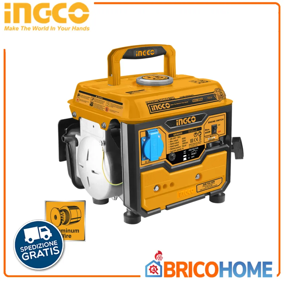INGCO 0.8 kW blend current generator Online | Materiale Antiusura
