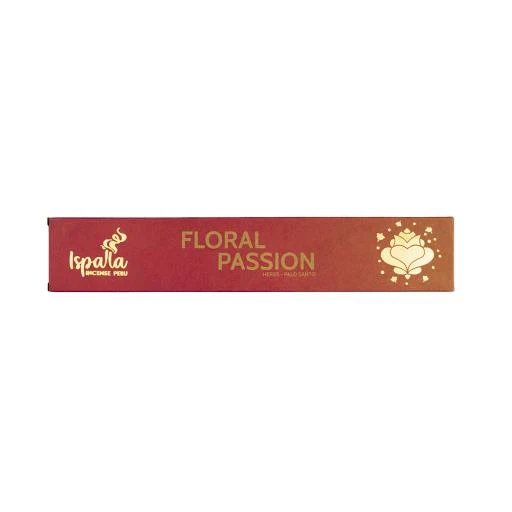 Ispalla Eco - "Floral Passion" Palo Santo & Herbs 10 Incense Sticks 9"