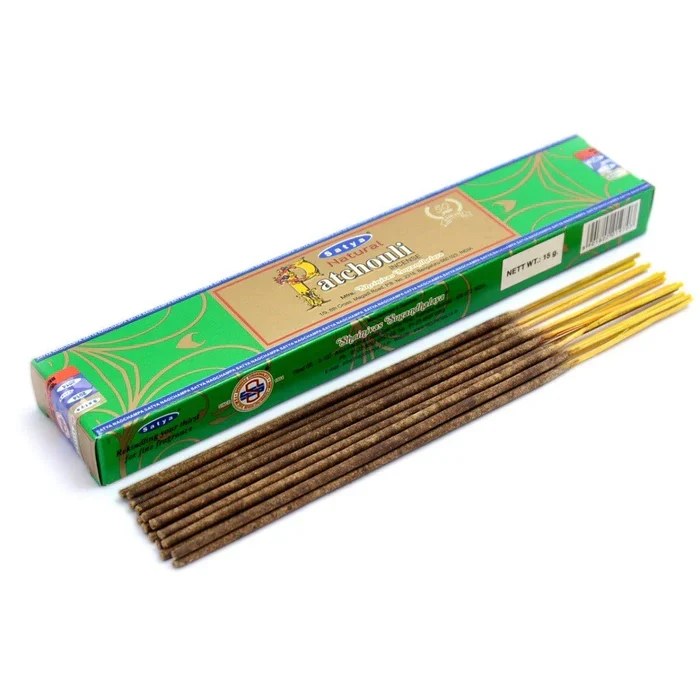 Satya Naturale - Patchouli Incense Sticks 15g con Certificazione CE