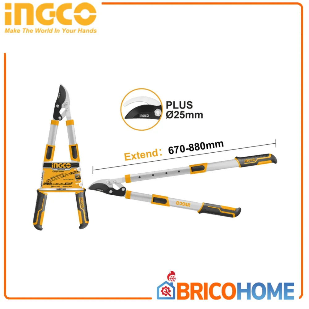 Telescopic -pass lopper 660-860mm INGCO Online