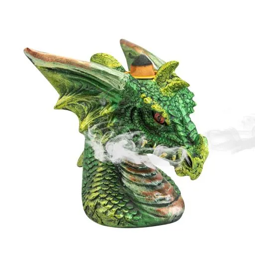ZenN - Dragon Head Backflow Incense Burner 4.3x3.1x4.21” Set da 5 Pezzi