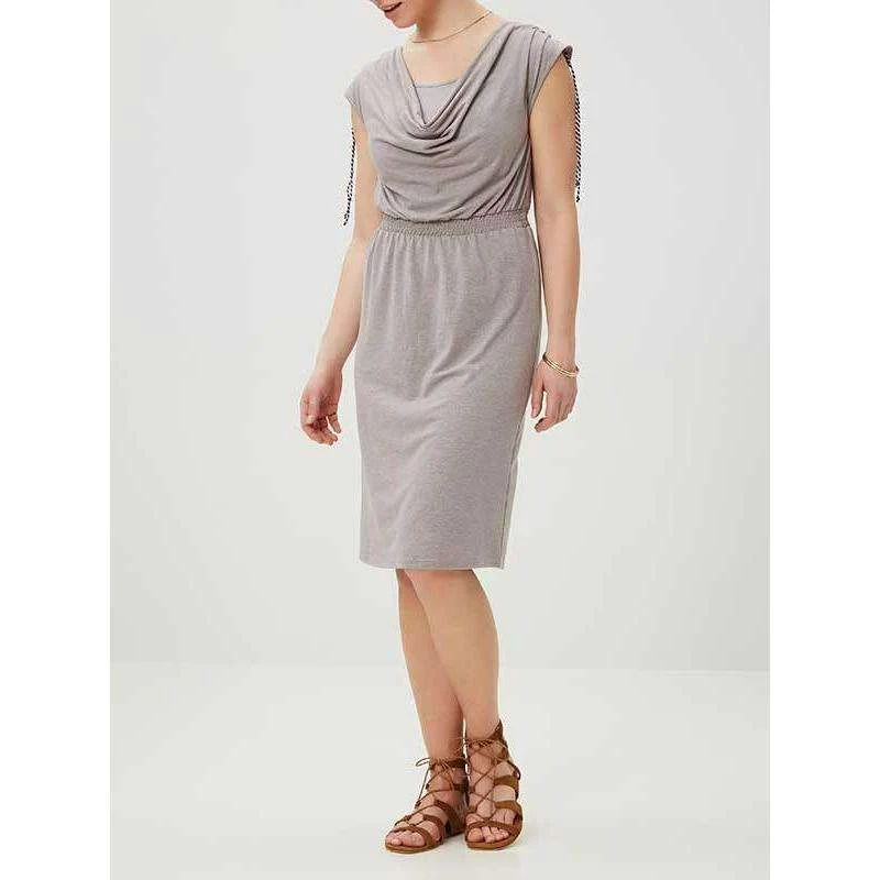 Bottone Pressione per Tessuti Spessi Mamalicious Twisty Jersey Ventekjole - Grey Melange