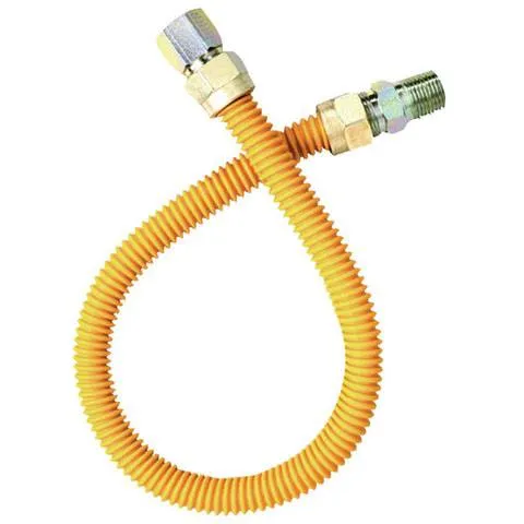 Inossidabile Crown Industries - GC05048MF - Flex Gas Connector 1/2" x 48" (Male x Female)