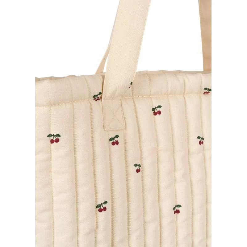 Konges Sløjd Molly Quilted Pusletaske - Ciliegio AOP