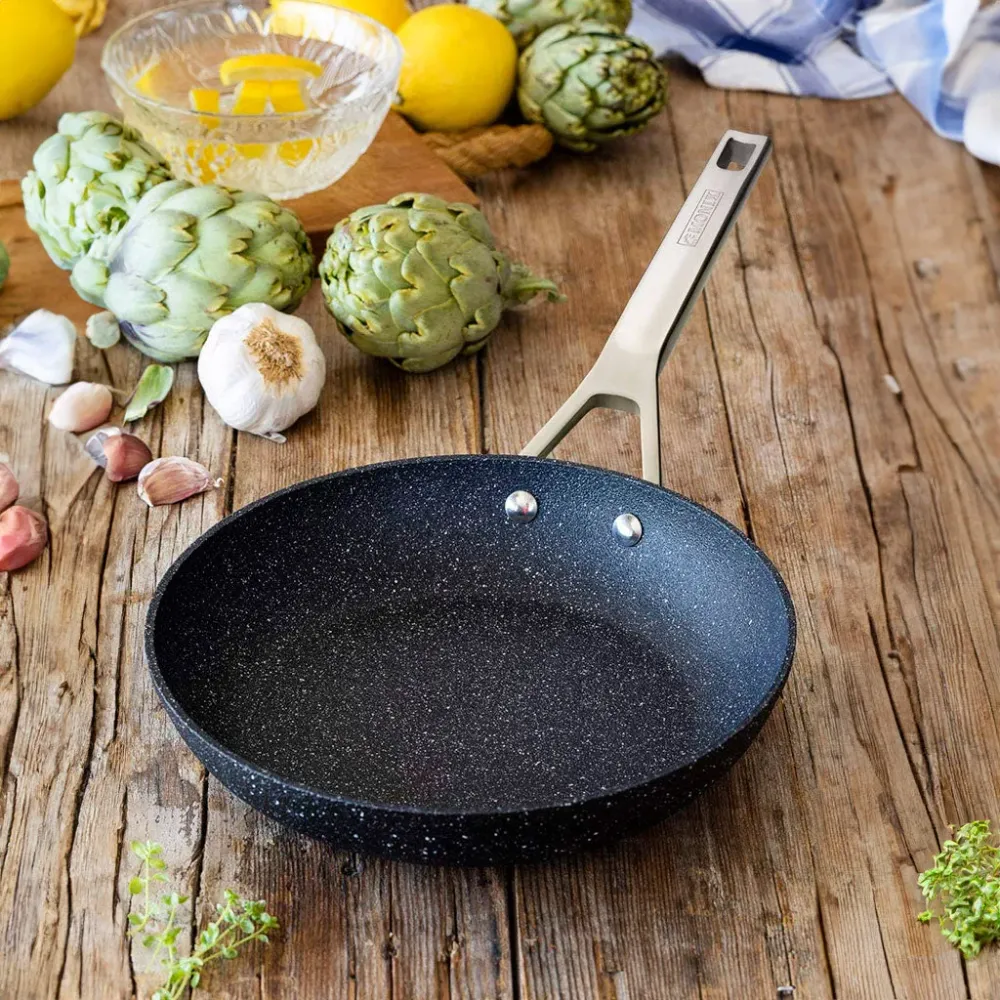 Padella antiaderente Mineral Monix Ottone Nichelato