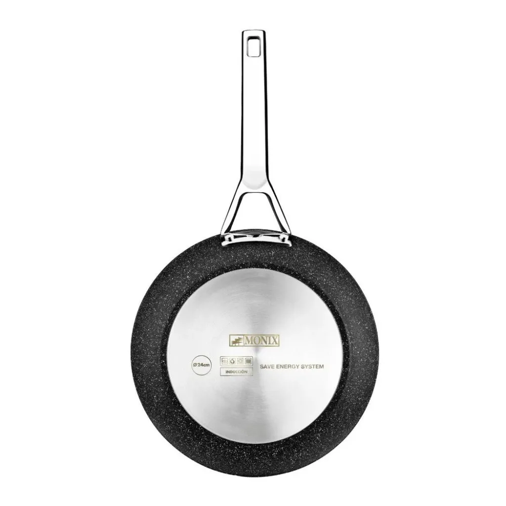 Padella antiaderente Mineral Monix Ottone Nichelato