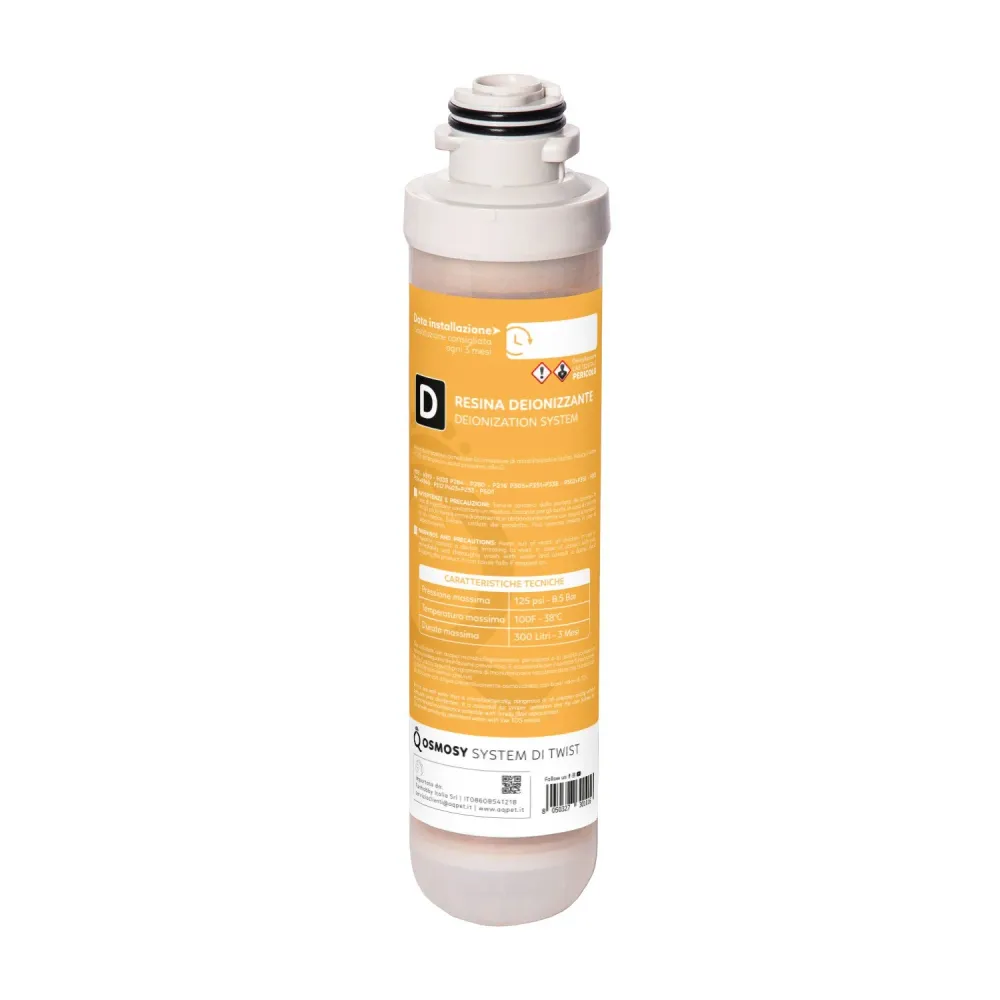 Bottone Pressione Metallico Aqpet Ricambio Cartuccia Resina D Impianto Osmosi Sgancio Presto Twist
