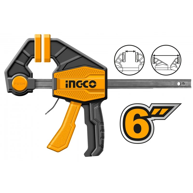 INGCO Strettoio sgancio immediato 63X150mm 6" Online now