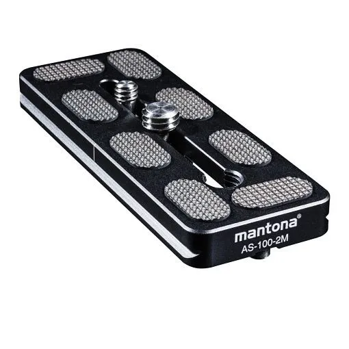 Piastra sgancio celere Mantona AS-100-2M 100 mm 21464