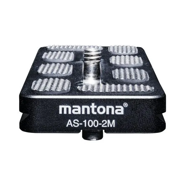 Piastra sgancio celere Mantona AS-100-2M 100 mm 21464