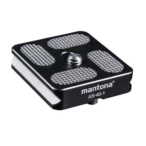 Piastra sgancio rapido Mantona AS-40-1 40 mm 21460