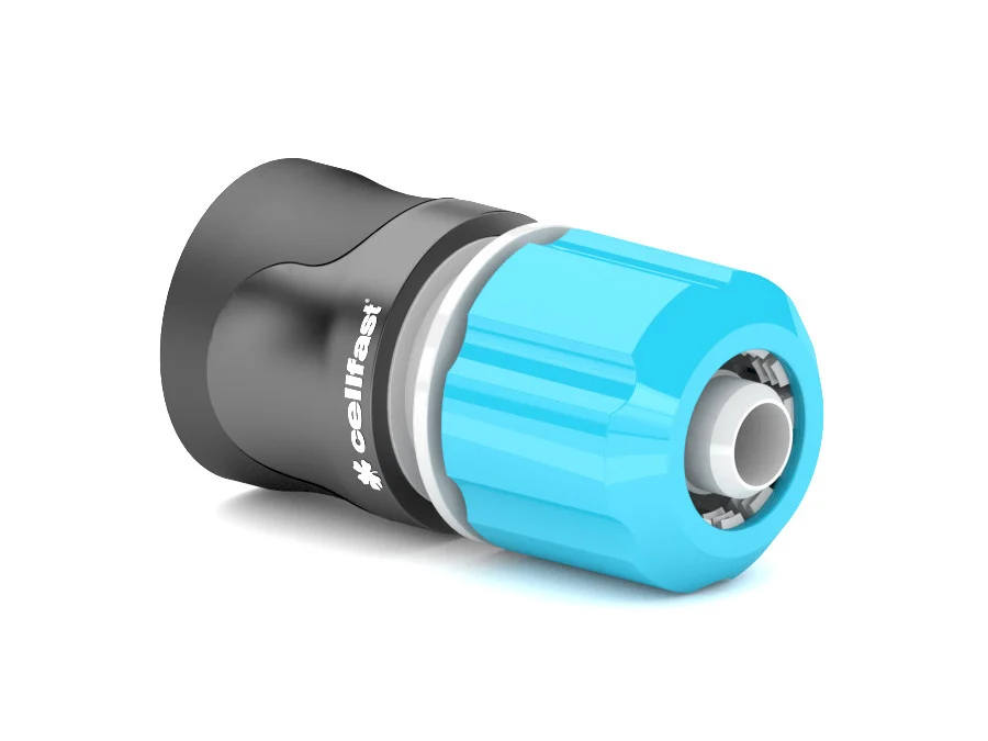 Quick coupling 3/4" stop mechanism Cellfast Ergo