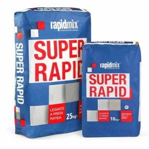 Rapidmix cemento Super Rapido sacco da KG. 25 Installazione Pressione