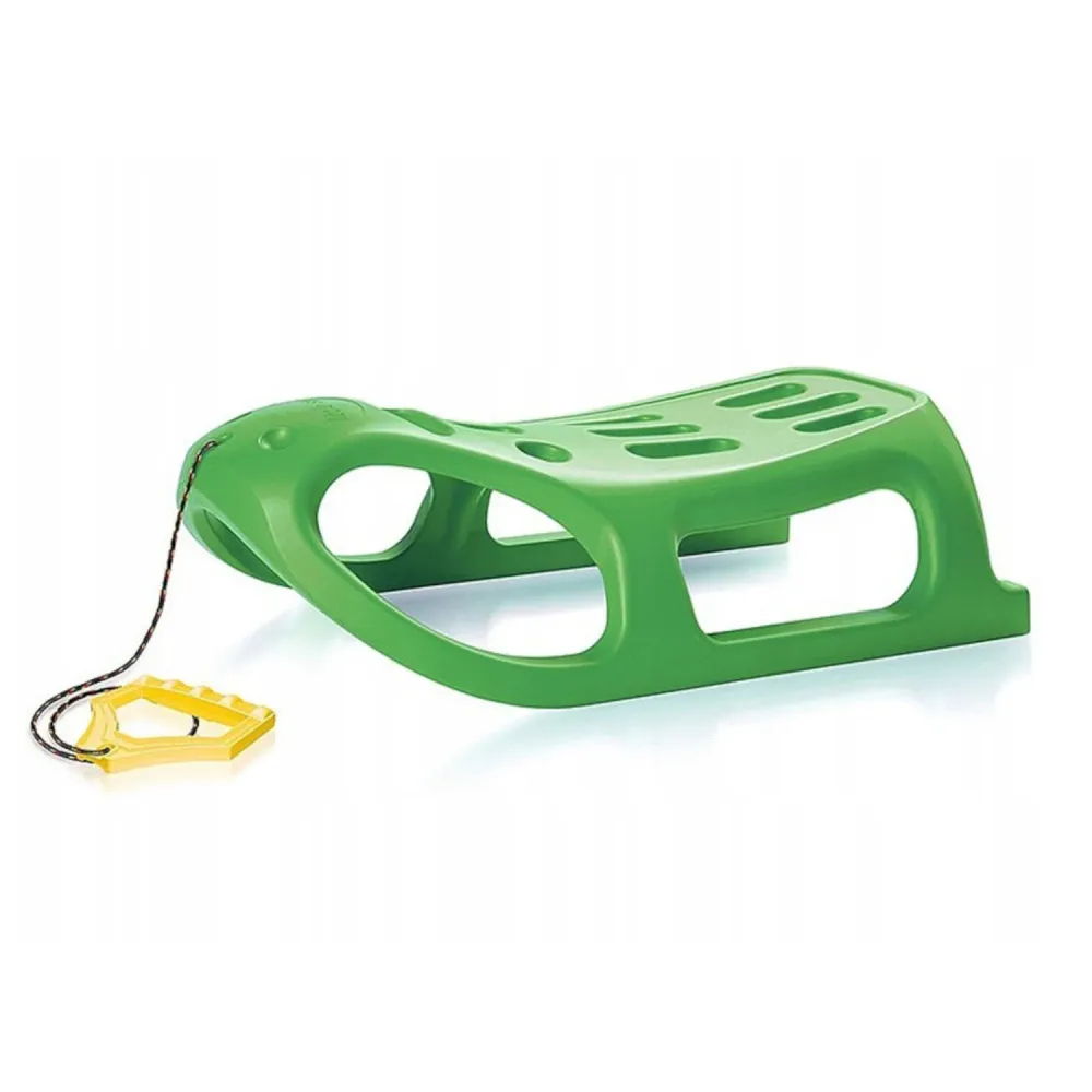 Strong and fast polipropilene sled Prosperplast Little Seal green