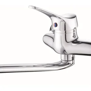 Wall mounted mono lever sink mixer swivel spout - Matisse Series Supply