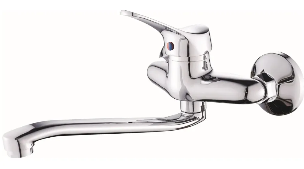Wall mounted mono lever sink mixer swivel spout - Matisse Series Supply
