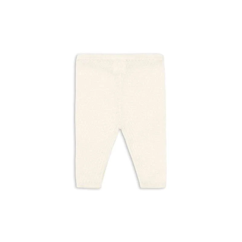 Gancio Regolabile Altezza Fanga Fontana Venti Pointelle Bukser - GOTS - Antique White