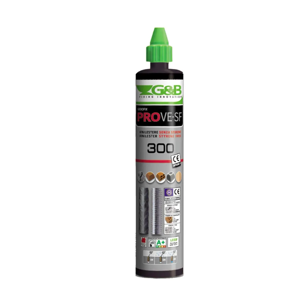 Gebofix PRO VE-SF CE1 Vinylester-based chemical anchor without styrene - 300ml Focoso on Sale