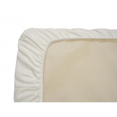 Per Uso Industriale Naturepedic Crib Sheet - White Sateen