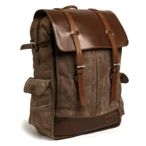 Certificato CE Backpack Classico Moto Trip Machine - Rambler - Dark Tan