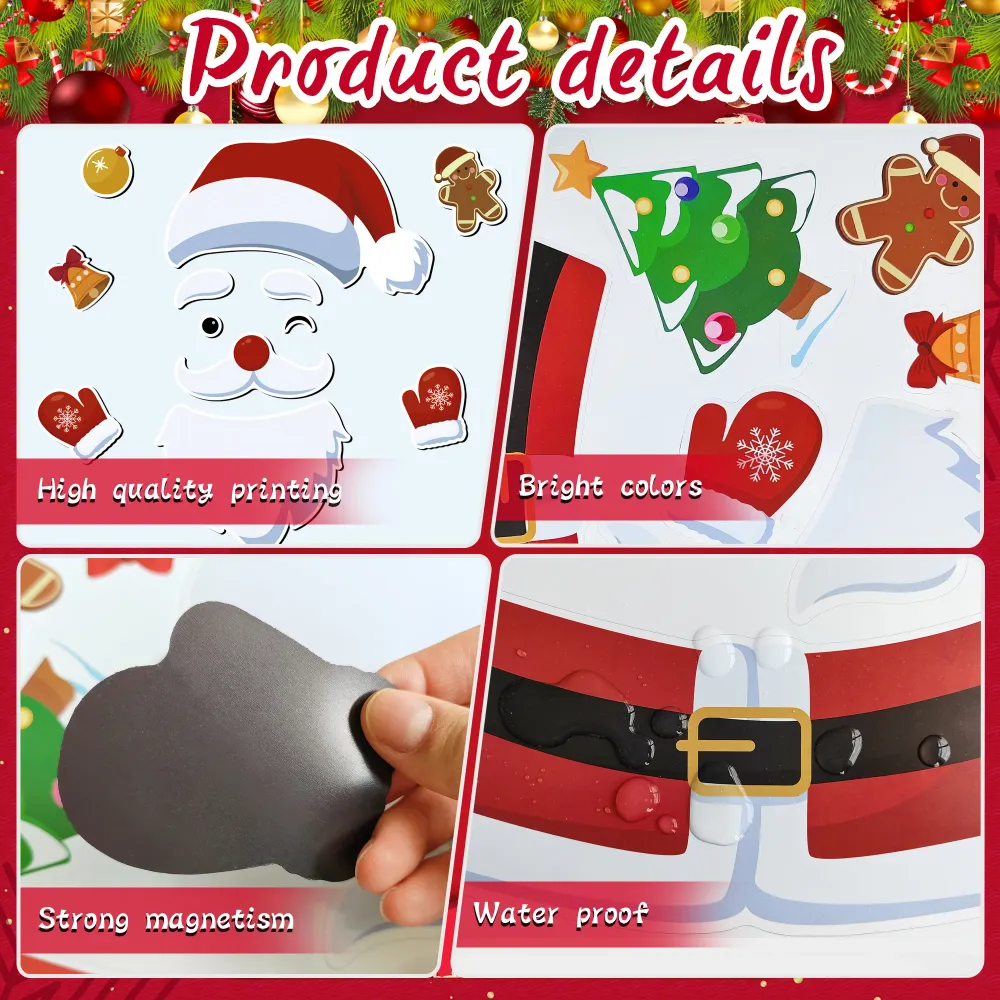 Gancio per Sollevamento Santa Claus Christmas Fridge Magnets