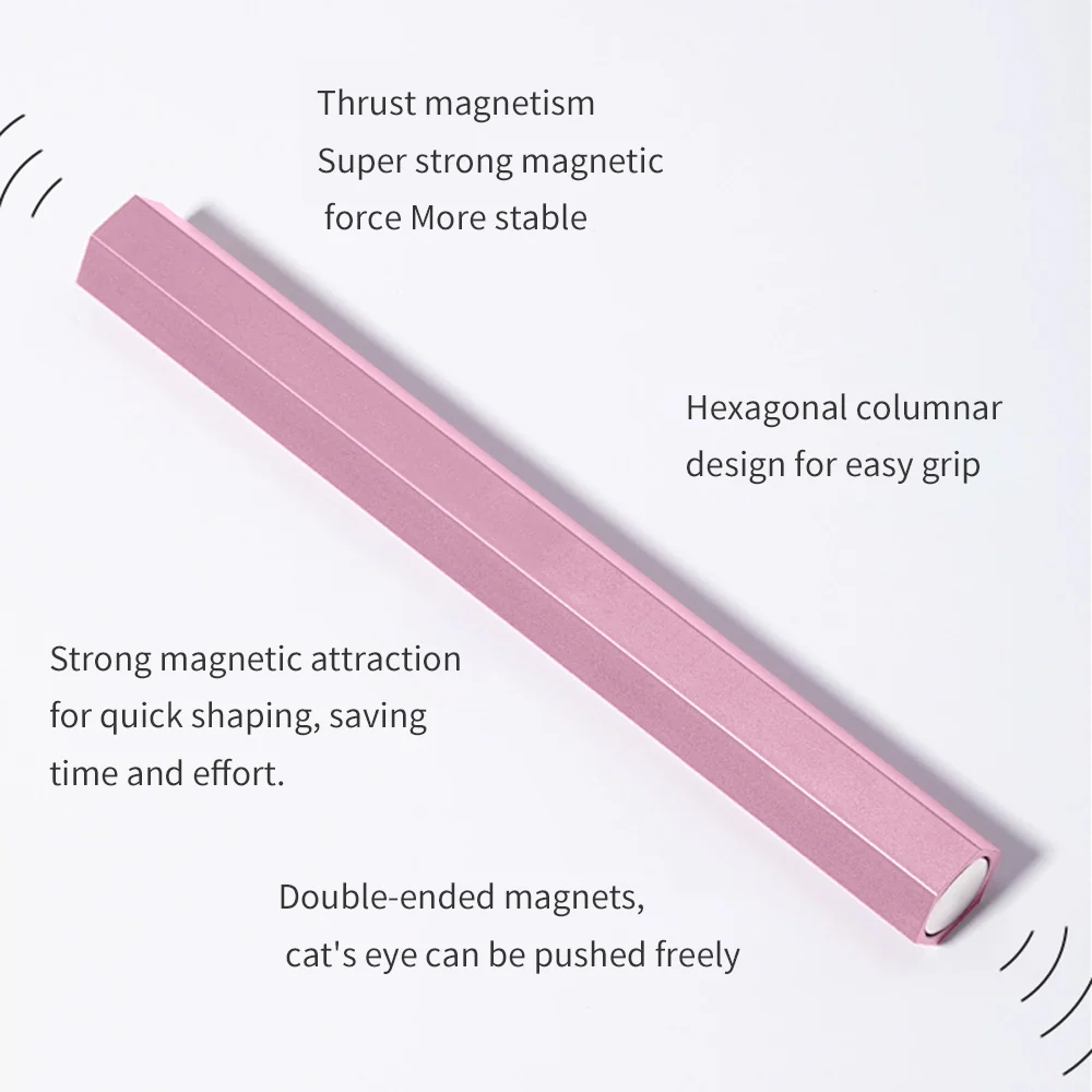 Metallo Double-Head Magnetic Nail Pen Set da 5 Pezzi