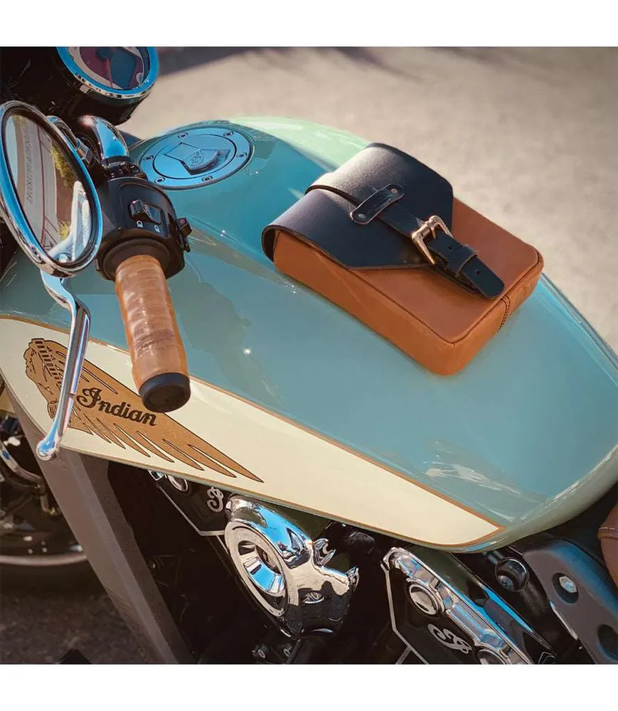 Tank Bag Moto Vintage - Vecchio stile Tan - Trip Machine