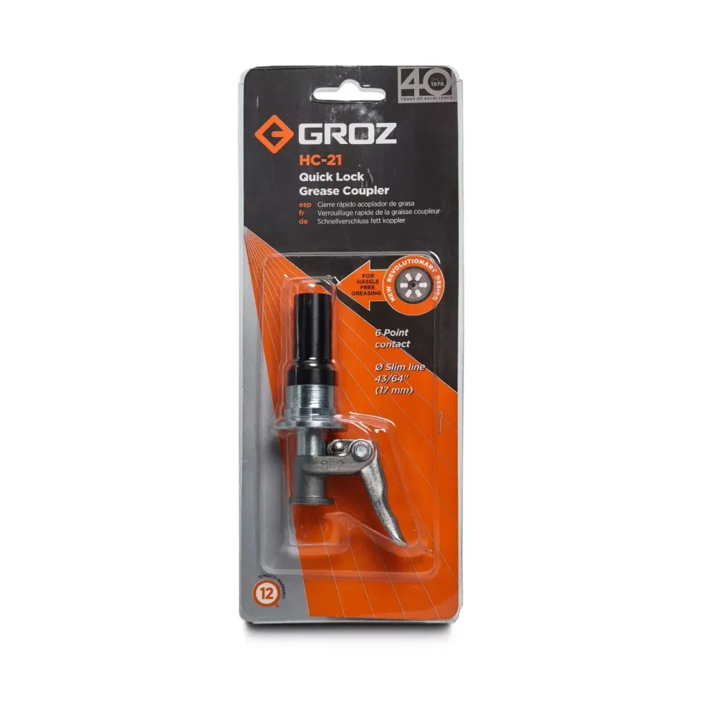 7021443545 - TESTINA GROZ 6 GRIFFE QUICK LOCK X INGRASSATORE MANUALE