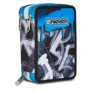Astuccio Seven 3 Zip – Quick Graffiti Boy con 45 Pezzi Inclusi