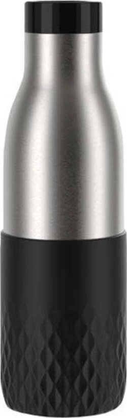 Bottiglia termica Emsa 600784 BLUDROP Quick Press Nero