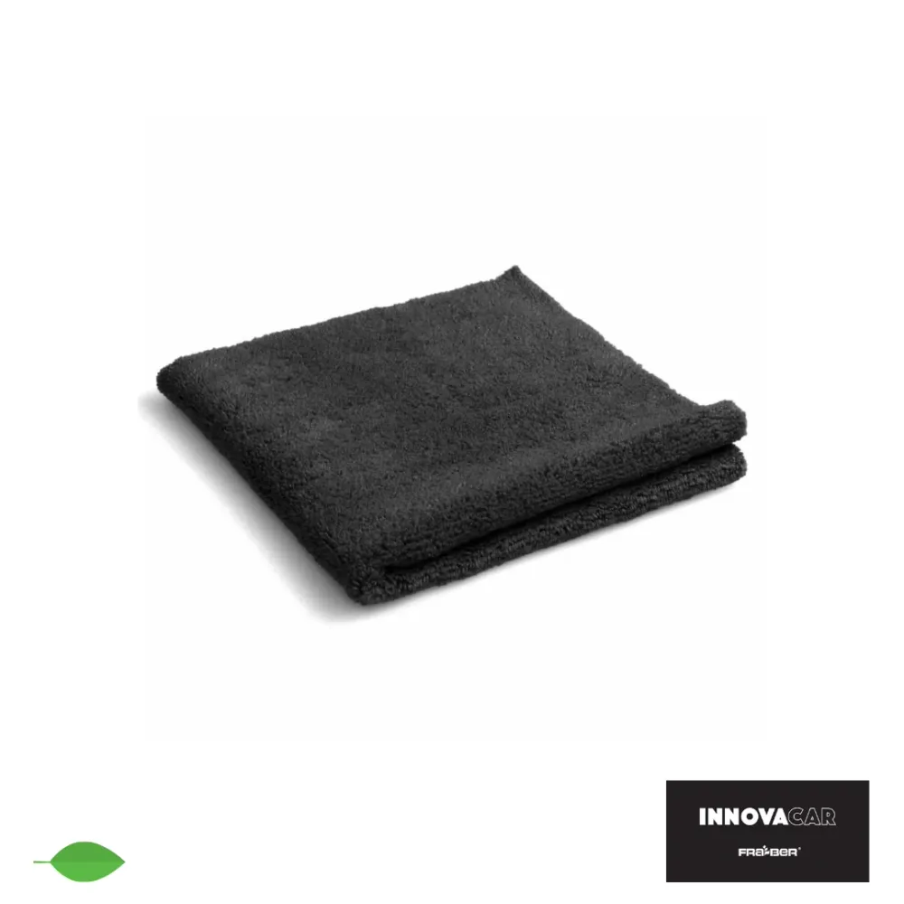 Double Face Towel - Panno morbido rimuovi polish, cere e quick detailer NERO
